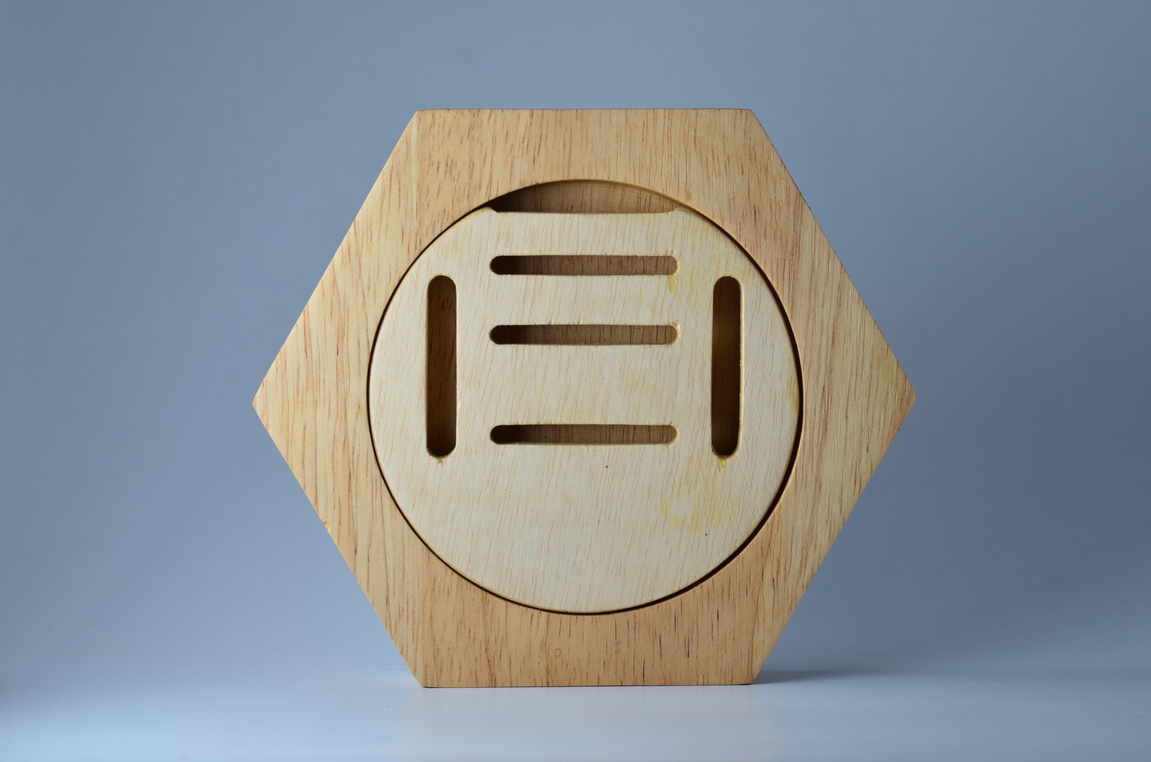 The Holder — angled view